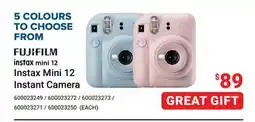 Visions Electronics FUJIFILM Instax Mini 12 Instant Camera offer