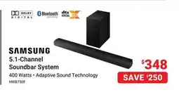 Visions Electronics SAMSUNG 5.1-Channel Soundbar System offer