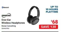 Visions Electronics SOUNSTAGE Over-Ear Wireless Headphones offer