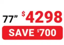 Visions Electronics LG OLED NATIVE 120Hz PANEL offer