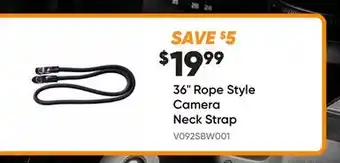 Henry's 36 Rope Style Camera Neck Strap offer