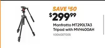 Henry's Manfrotto MT290LTA3 Tripod with MVH400AH offer