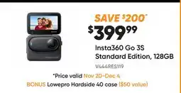 Henry's Insta360 Go 3S Standard Edition, 128GB offer