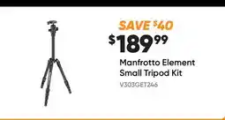 Henry's Manfrotto Element Small Tripod Kit offer