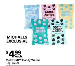 Michaels melt Craft Candy Wafers offer