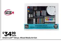 Michaels Artist's Loft 100 pc. mixed media Art Set offer