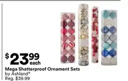 Michaels mega Shatterproof ornament Sets by Ashland offer