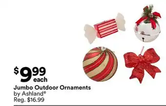 Michaels Jumbo outdoor ornaments by Ashland offer