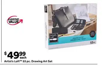 Michaels Artist's Loft 53 pc. Drawing Art Set offer