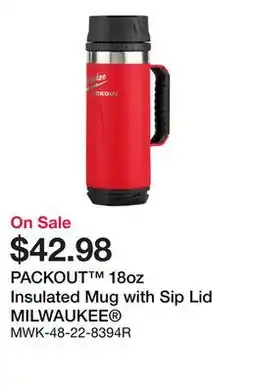 Bumper to Bumper PACKOUT 18oz Insulated Mug with Sip Lid offer