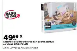 Michaels Ensemble de 28 fournitures d'art pour la peinture acrylique d'Artist's Loft offer