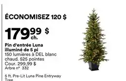 Michaels Pin d'entrée Luna illuminé de 5 pi offer