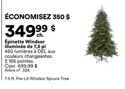 Michaels Épinette Windsor illuminée de 7,5 pi offer