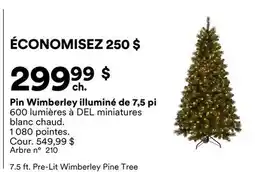 Michaels Pin Wimberley illuminé de 7,5 pi offer
