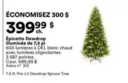 Michaels Épinette Dewdrop illuminée de 7,5 pi offer