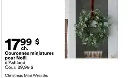 Michaels Couronnes miniatures pour Noël d'Ashland offer