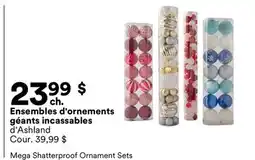 Michaels Ensembles d'ornements géants incassables d'Ashland offer