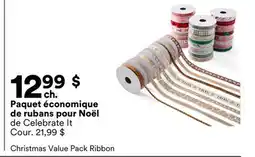 Michaels Paquet économique de rubans pour Noël de Celebrate It offer
