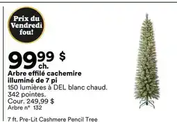 Michaels Arbre effilé cachemire illuminé de 7 pi offer