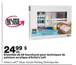Michaels Ensemble de 29 fournitures pour techniques de peinture acrylique d'Artist's Loft offer