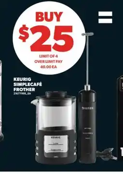 Real Canadian Superstore KEURIG SIMPLE FROTHER offer