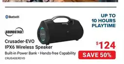 Visions Electronics Crusader-EVO IPX6 Speaker offer