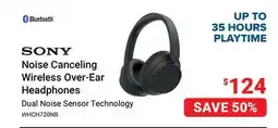 Visions Electronics SONY Noise Cancelling Wireless Over-Ear Headphones offer