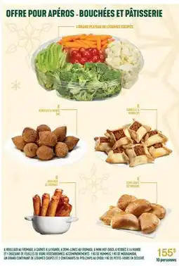 Marché Adonis OFFRE POUR APÉROS-BOUCHÉES ET PÂTISSERIE offer