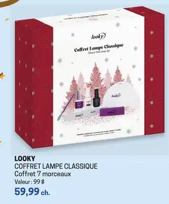 Uniprix LOOKY COFFRET LAMPE CLASSIQUE Coffret 7 morceaux offer