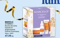 Uniprix MARCELLE VITAMINE C Routine de soins lissante et éclaircissante Coffret 4 morceaux offer