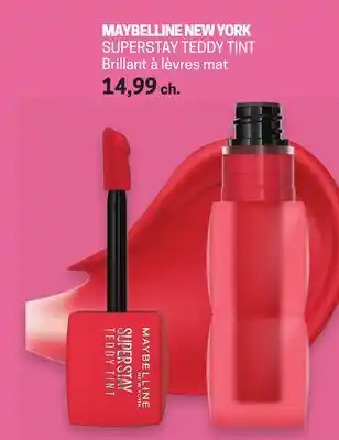 Uniprix MAYBELLINE NEW YORK SUPERSTAY TEDDY TINT Brillant à lèvres mat offer