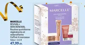 Uniprix MARCELLE REVIVAL+ SKIN RENEWAL Routine quotidienne régénérante et redensifiante offer