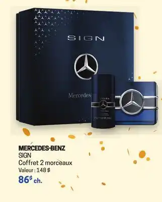 Uniprix MERCEDES-BENZ SIGN Coffret 2 morceaux offer
