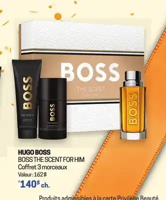 Uniprix HUGO BOSS BOSS THE SCENT FOR HIM Coffret 3 morceaux offer