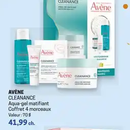 Uniprix AVÈNE CLEANANCE Aqua-gel matifiant Coffret 4 morceaux offer
