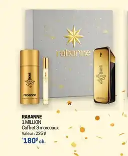 Uniprix RABANNE 1 MILLION Coffret 3 morceaux offer