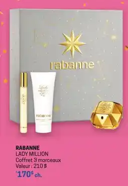 Uniprix RABANNE LADY MILLION Coffret 3 morceaux offer