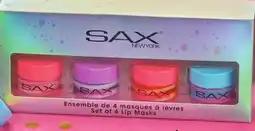 Uniprix SAX Ensemble de masques hydratants pour les lèvres 4 morceaux offer