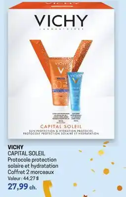 Uniprix VICHY CAPITAL SOLEIL Protocole protection solaire et hydratation Coffret 2 morceaux offer