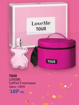 Uniprix TOUS LOVEME Coffret 2 morceaux offer