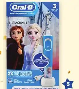 Uniprix ORAL-B LA REINE DES NEIGES, PRO-500 Brosses à dents électriques sélectionnées offer
