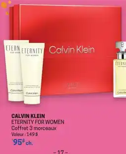 Uniprix CALVIN KLEIN ETERNITY FOR WOMEN Coffret 3 morceaux offer