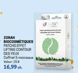 Uniprix ZORAH BIOCOSMÉTIQUES PATCHS EFFET LIFTING CONTOUR DES YEUX Coffret 5 morceaux offer