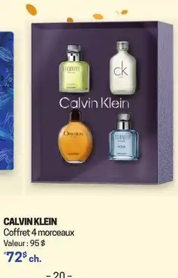 Uniprix CALVIN KLEIN Coffret 4 morceaux offer