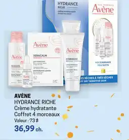 Uniprix AVÈNE HYDRANCE RICHE Crème hydratante Coffret 4 morceaux offer