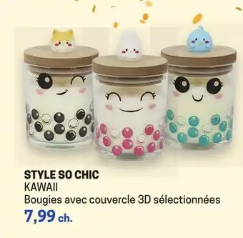 Uniprix STYLE SO CHIC KAWAII Bougies avec couvercle 3D sélectionnées offer