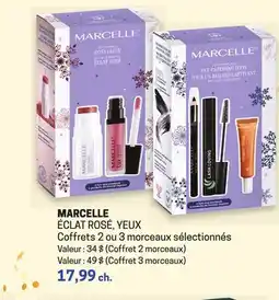 Uniprix MARCELLE ÉCLAT ROSÉ, YEUX Coffrets 2 ou 3 morceaux sélectionnés offer