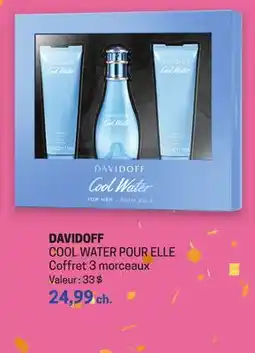 Uniprix DAVIDOFF COOL WATER POUR ELLE Coffret 3 morceaux offer