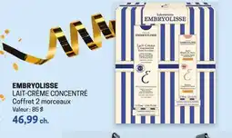 Uniprix EMBRYOLISSE LAIT-CRÈME CONCENTRÉ Coffret 2 morceaux offer