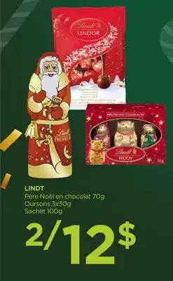Proxim LINDT Père Noël en chocolat offer